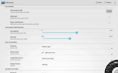 Fullscreen mode