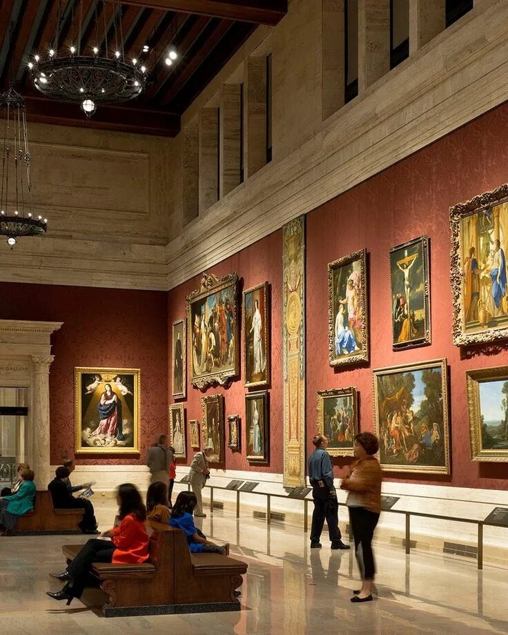 Какие произведения искусства хранятся в изобразительных музеях
