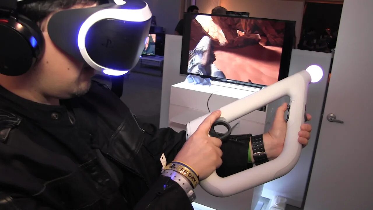 Игры виртуальной реальности с джойстиком на андроид. Farpoint ps4 VR. Шлем плейстейшен VR. Sony PS VR очки автомат. PS VR контроллер aim.
