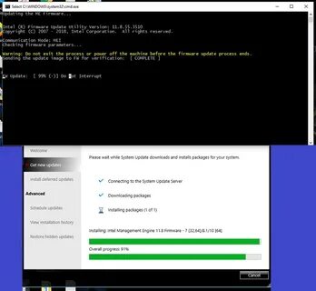 Intel update utility