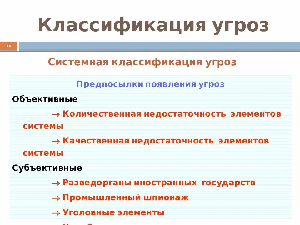 Перечислите причины возникновения новороссии. Предпосылки появления угроз:. Классификация угроз. Предпосылки появления угроз безопасности информации. Причины возникновения угроз.