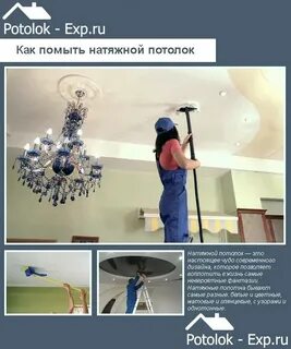 Чем помыть глянцевый потолок на кухне
