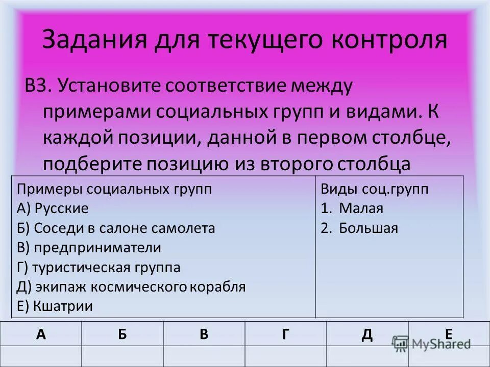 Установите соответствие между примерами и сферами общества