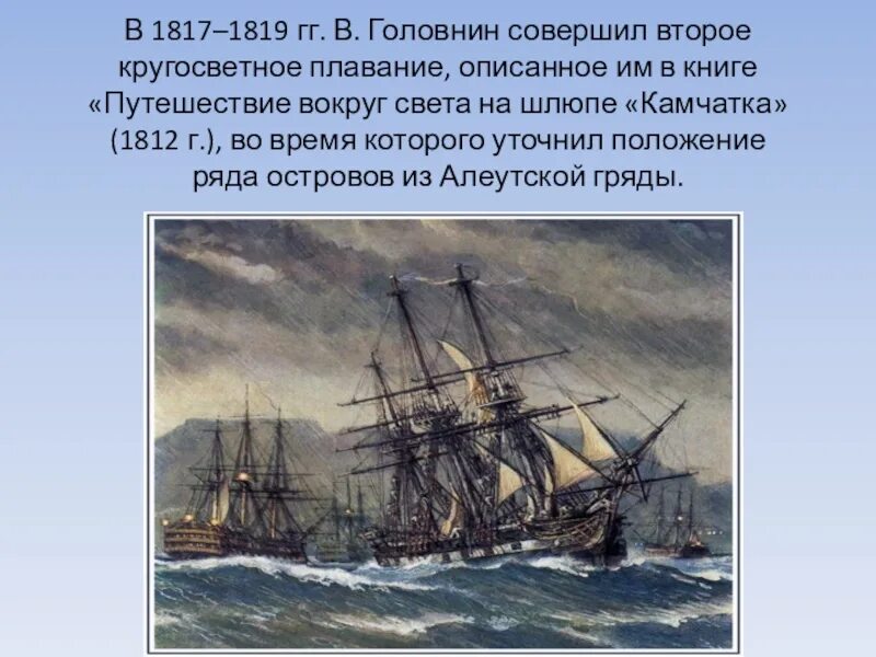 Как назывались корабли экспедиции