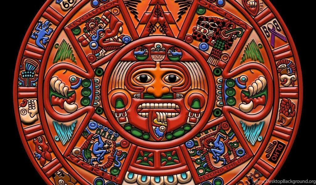 Иллюстрация календарь майя. Камень солнца ацтеков. Солнечный камень ацтеков. Ацтекские символы солнца. Культура Майя.