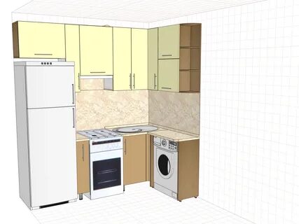 Кухни проекты с колонками