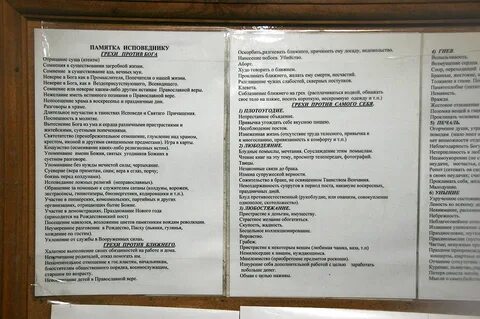 Как правильно писать записку на исповедь