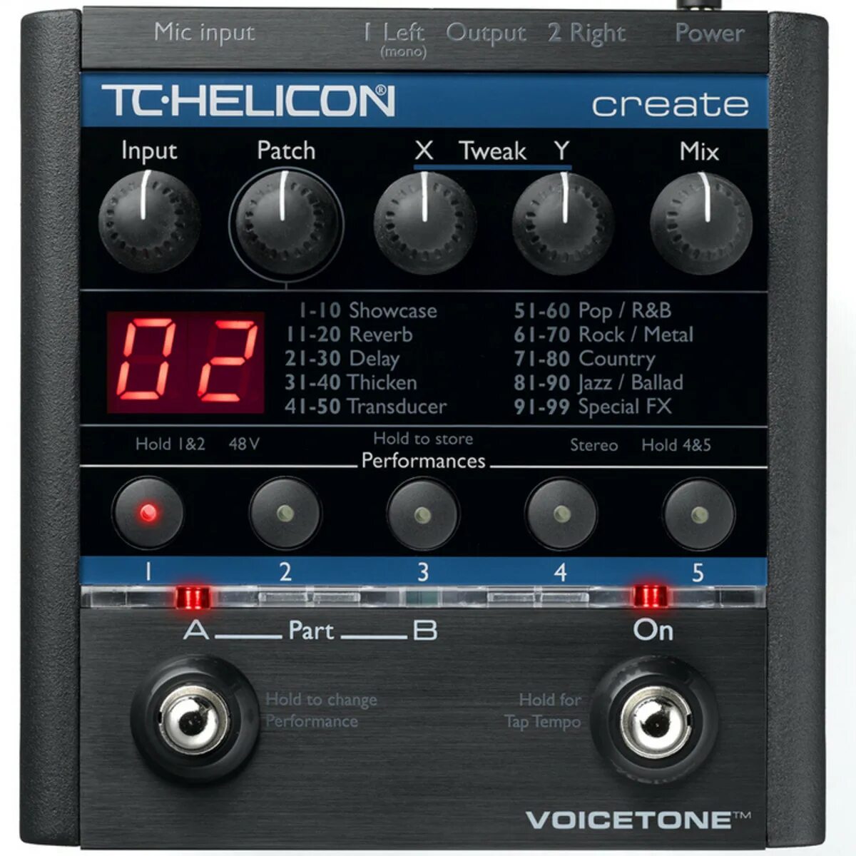 Вокальный tc. Вокальный процессор TC-Helicon VOICETONE create. TC Helicon VOICETONE Creative. TC Helicon create Vocal Processor. Педаль Helicon Vocal.