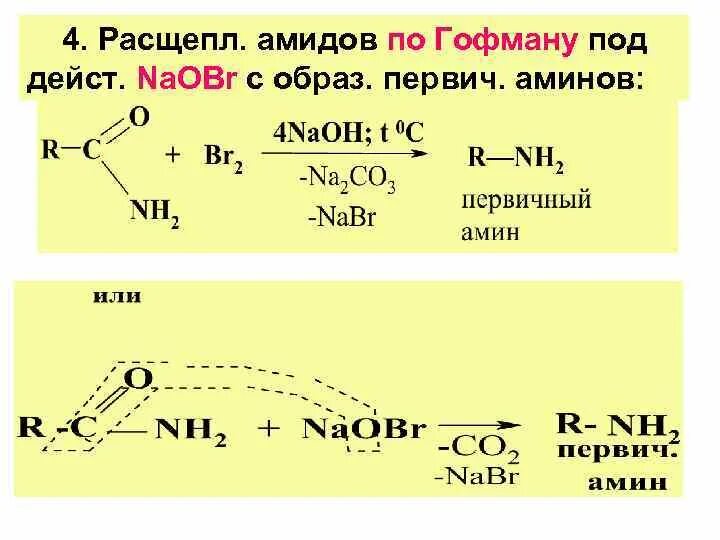 Бром naoh. Амид br2 NAOH. Амиды br2 NAOH. Реакция Гофмана амиды. Реакция Гофмана получение Аминов.