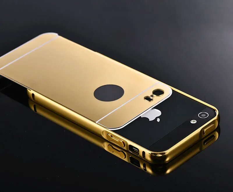 Телефон в корпусе айфона. Корпус iphone 5s Gold. Black Gold айфон 5se. Золотой корпус для iphone 5s. Алюминиевый чехол на iphone se2.