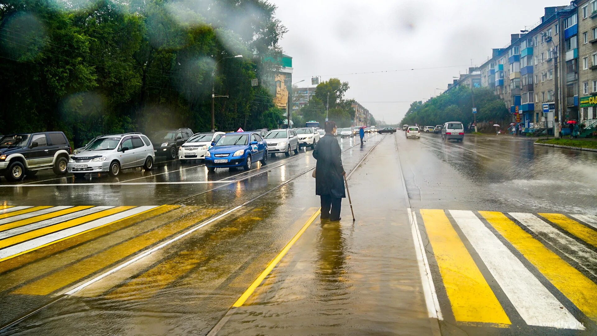 16 мм осадков. Rain record.