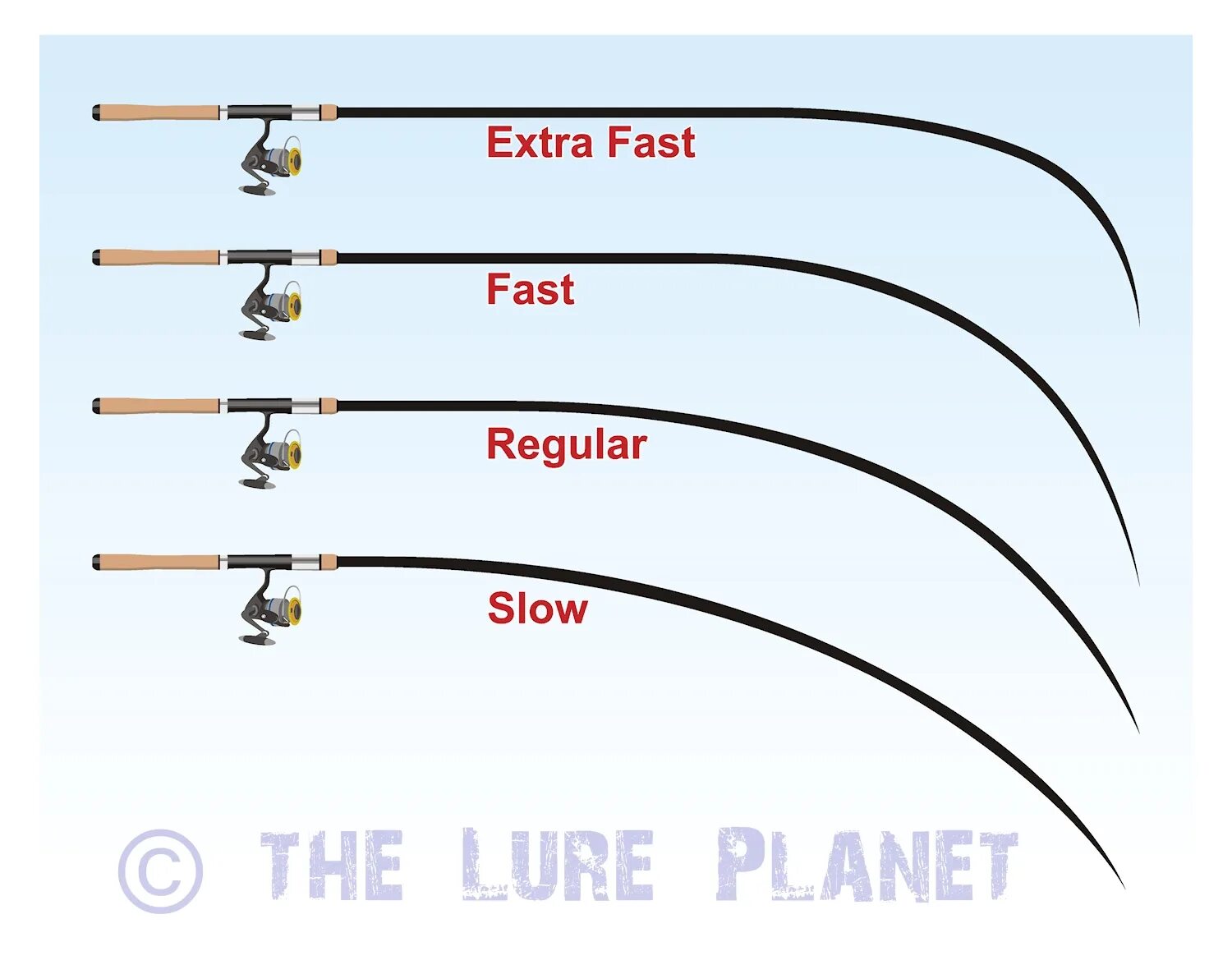 Что значит faster. Regular fast Строй спиннинга. Строй спиннинговых удилищ Regular fast. Mod.fast Строй спиннинга. Медиум фаст Строй удилища.