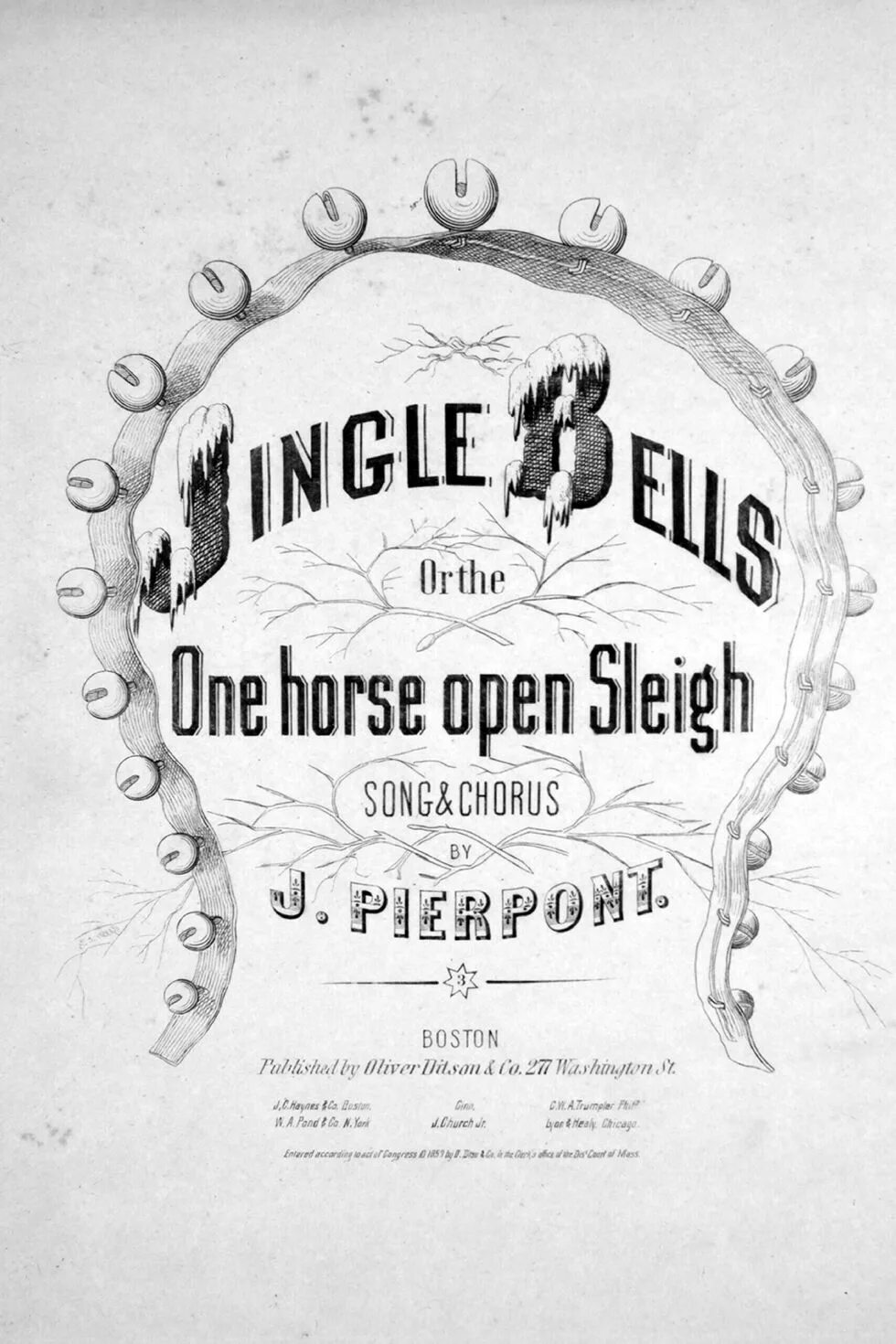 One Horse open Sleigh. James l.p. "Jingle Bells". Open Sleigh. Оне хорс