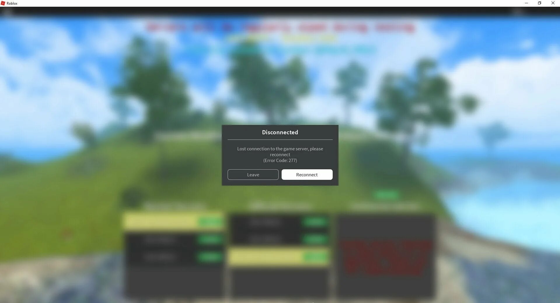Дисконнект РОБЛОКС. 277 РОБЛОКС. Error code 277 РОБЛОКС. Connection Error РОБЛОКС. Roblox connected