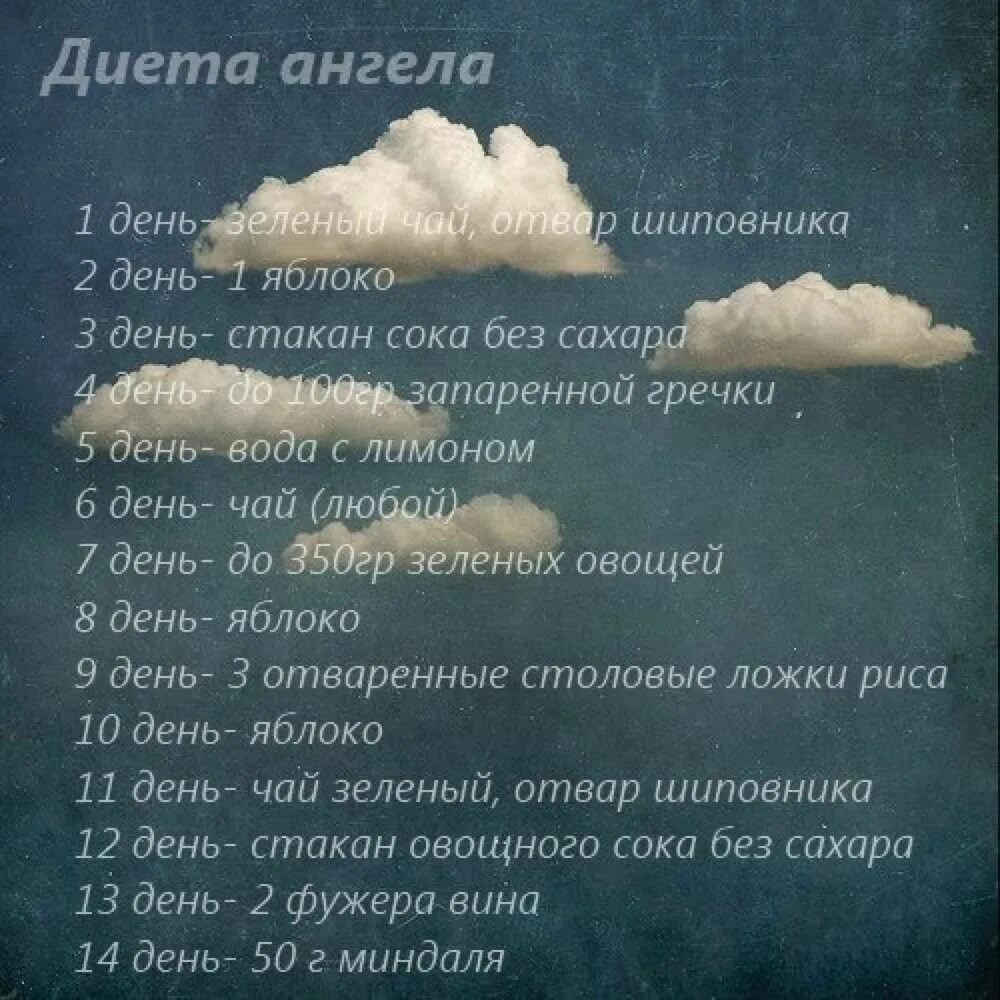 Диета ангела. Диета Ангельская меню. Диета ангела 13 дней. Ангельская диета 14 дней.