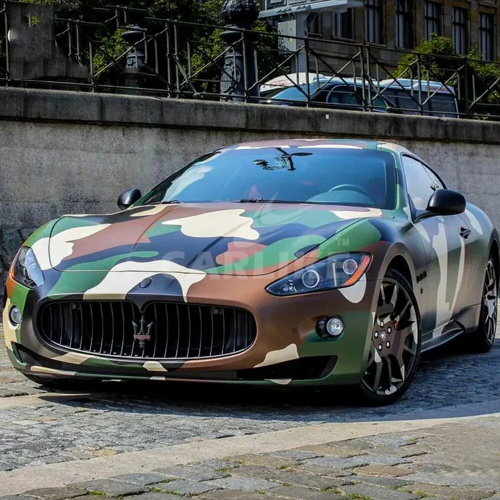 Пленка хаки. Maserati GRANTURISMO S. Камуфляж KPMF. Мазератти зеленая. Оливковая Мазератти.