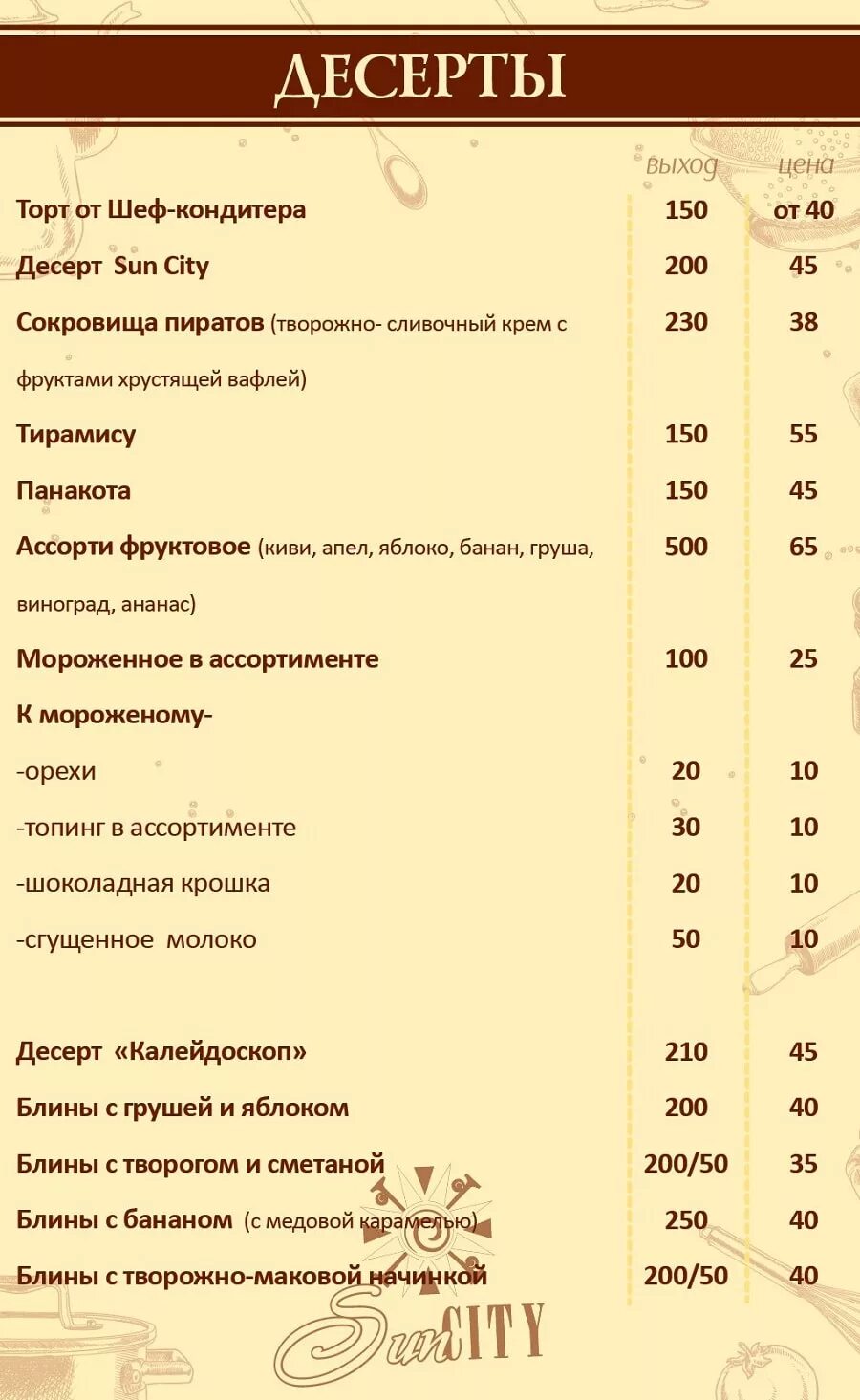 Меню десертов. Десерты в кафе меню. Меню кофейни Десерты. Десертное меню в кафе.