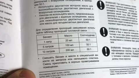 Сколько масла разбавлять для лодочного мотора