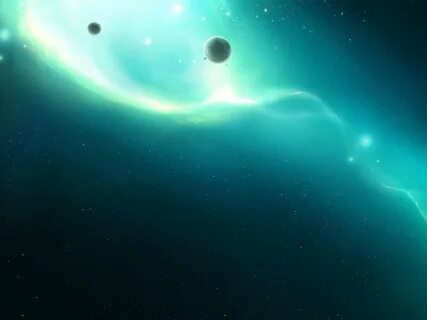 Blue nebula