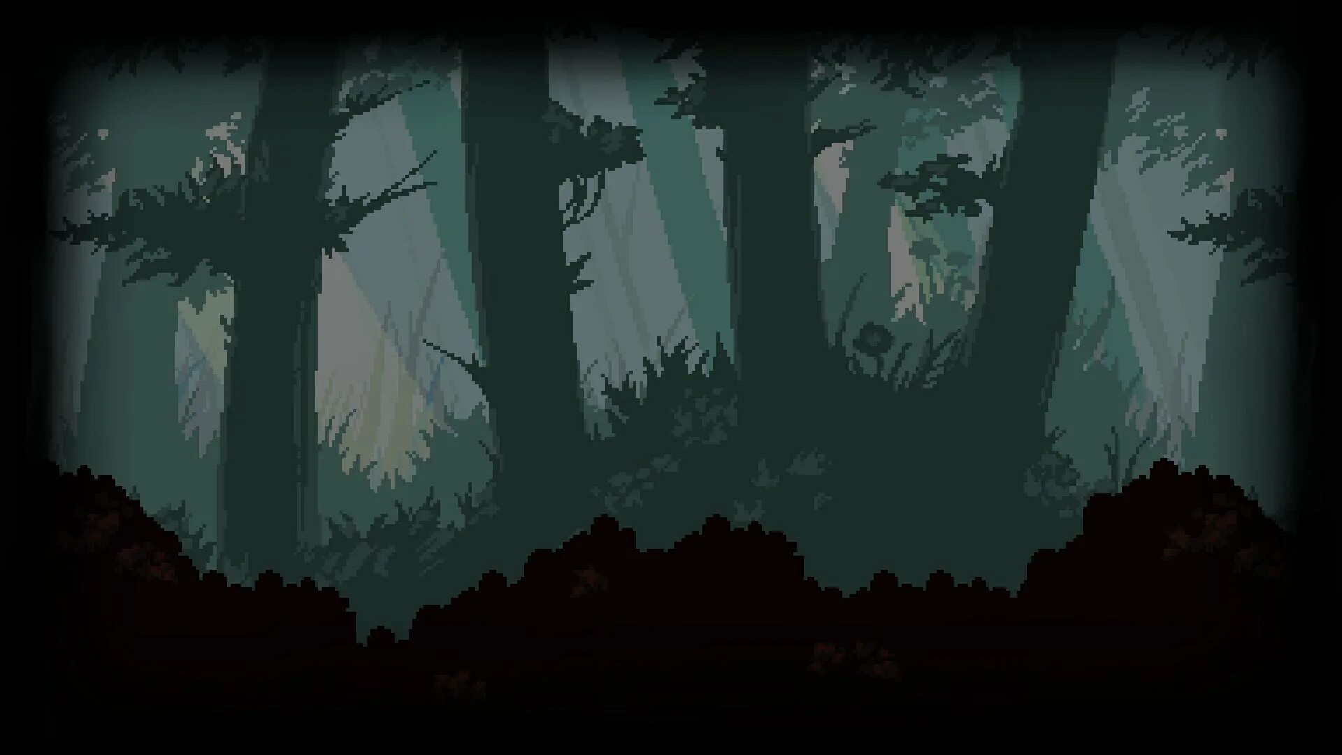 Forest 2 c. Темный лес пиксель арт 2д. Фон для платформера. Пиксельные фоны для игр. Страшный пиксельный лес.