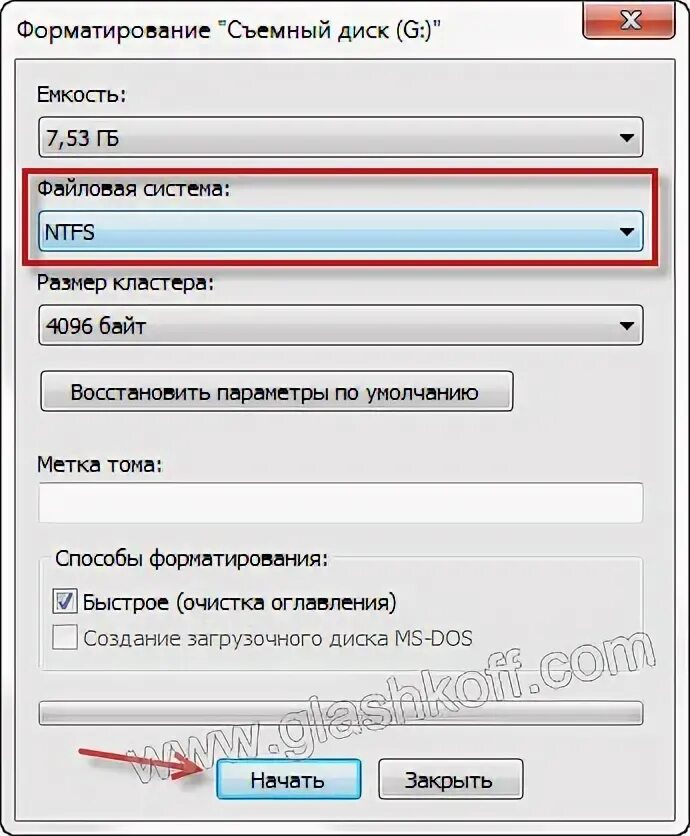 Том при форматировании. Форматирование флешки. размеры кластера при форматировании. как форматировать флешку. стандартный размер кластера fat32.