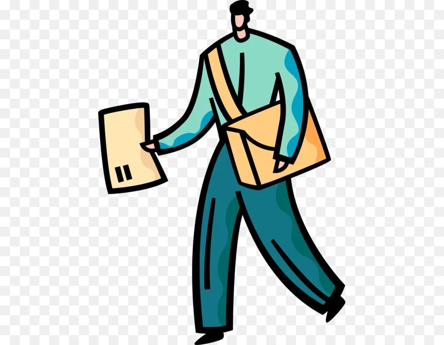 Почтальон. Почтальон. Почтальон графика. Почтальон на прозрачном фоне. Почтальон вектор.