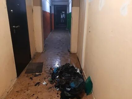 Пожар на лестничной клетке
