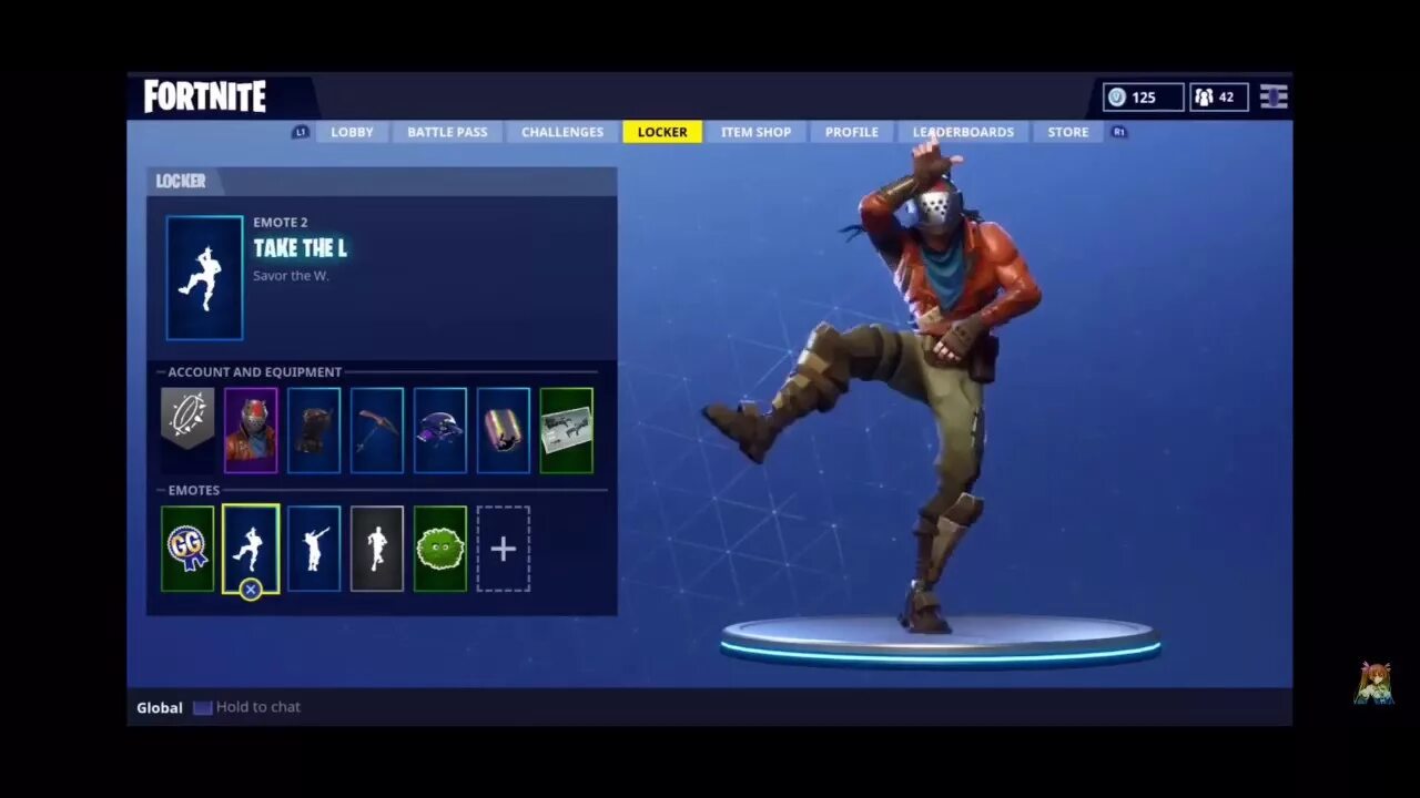 Эмоция в фортнайт tale the l. Аккаунт с тейк зе эл. Fortnite инвентарь. Take the l мастер фристайла. Фортнайт take the l.