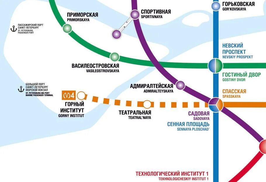 Какие станции откроют в петербурге