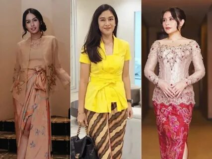 10 Inspiracyjnych Modeli Kebaya Wisuda Sekolah Nowoczesne Dari Maudy Ayunda. 