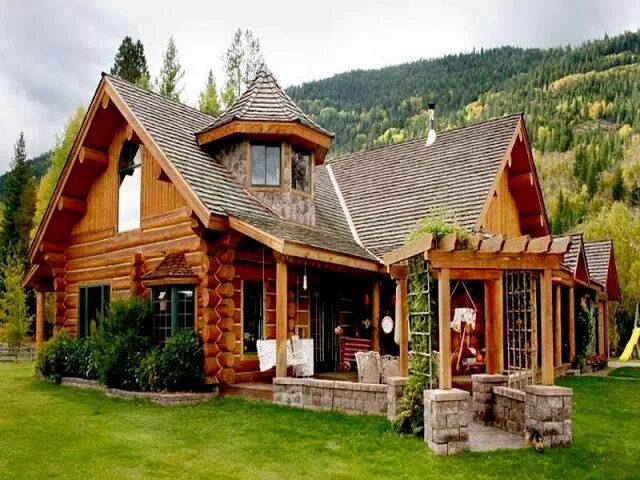 Pin by Douglas Laing on Family Glamping ground Rustic stairs, Rustic house, Rust