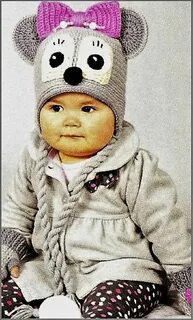 Вяжем детскую шапку с ушками