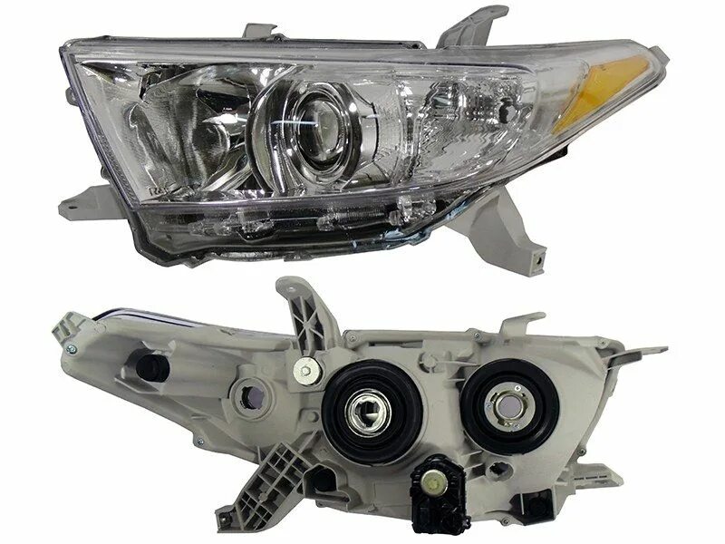 Как снять фару тойота хайлендер 04-06 Toyota Highlander OEM Style Headlights YouTube