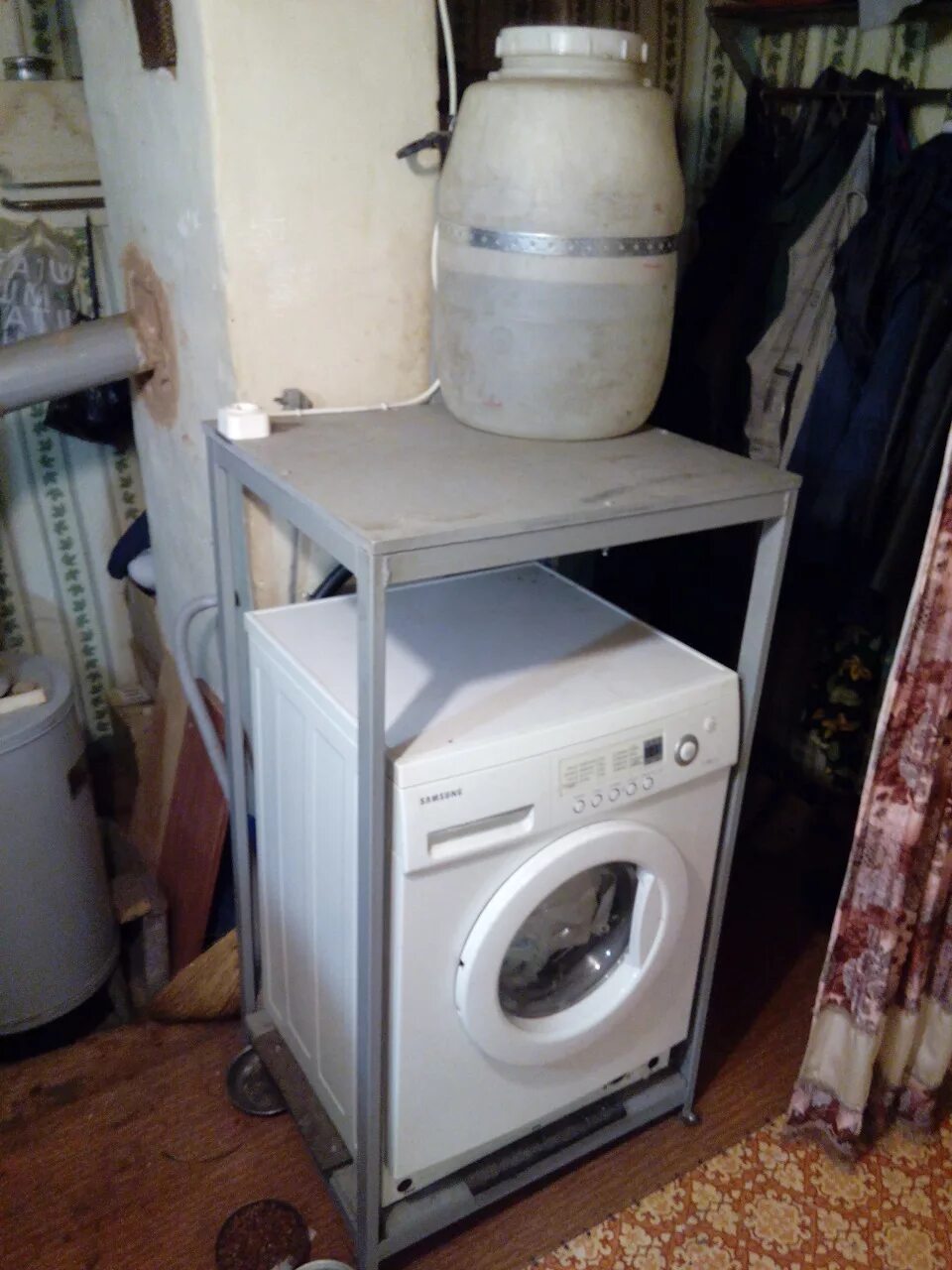 Как подключить машинку автомат без водопровода в деревне HeatProf.ru