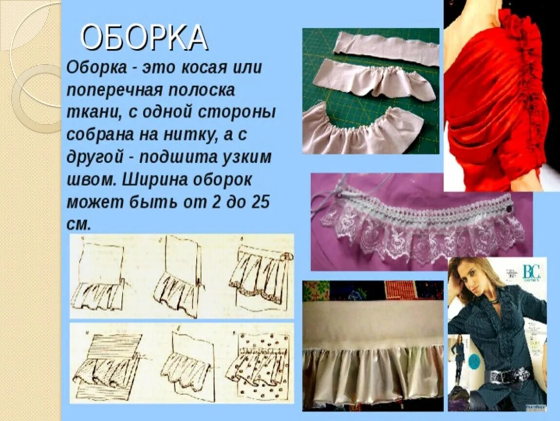 Оборка у пояса платья 5 букв. Отделка оборкой. Рюши воланы оборки. Оборка в одежде. Отделка одежды воланы.