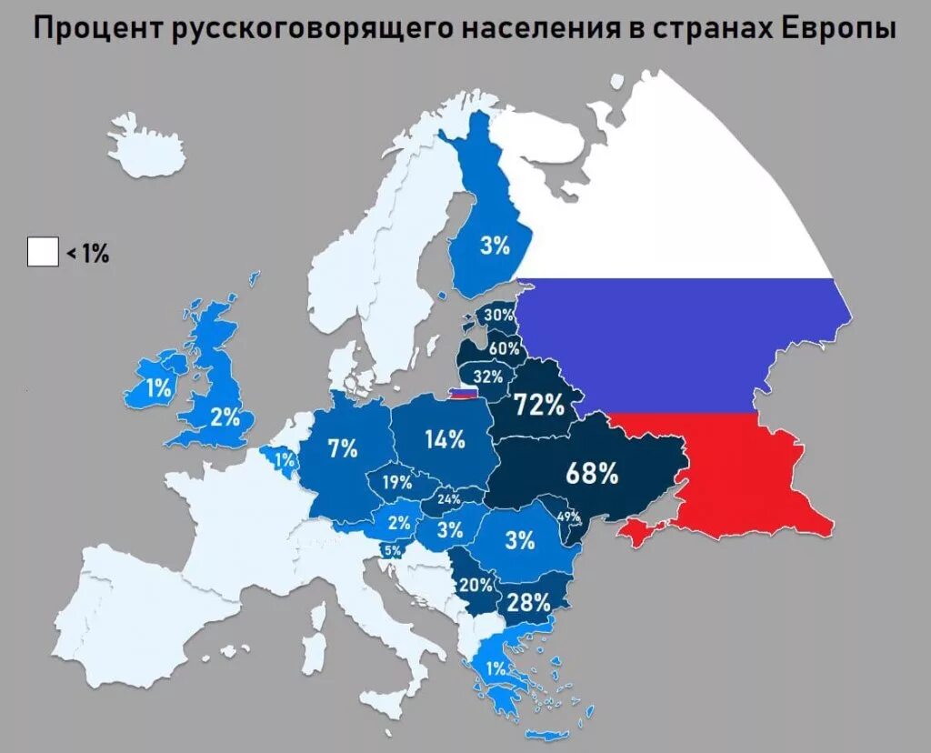 Русский язык в Европе. Процент русскоговорящих в Европе. Процент русских в Европе. Русскоговорящие страны.