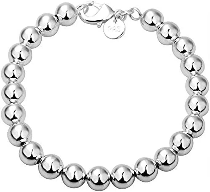 Браслет 8 мм. Браслет серебро Ball. Sterling Silver 925. 4 Bracelets Silver. Bracelet with Ball Gold.