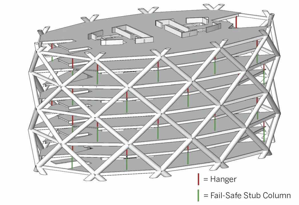 Structure items. Poly international plaza. poly international plaza, пекин китай. frame structure. poly international plaza конструктивный часть.
