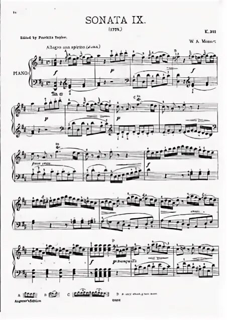 Моцарт соната ре мажор для фортепиано. Моцарт Соната 9 Ре мажор Ноты. W.A.Mozart - Piano Sonata no.9 in d Major k.311. Моцарт Соната Ре мажор Ноты 19. Mozart Sonate k311.