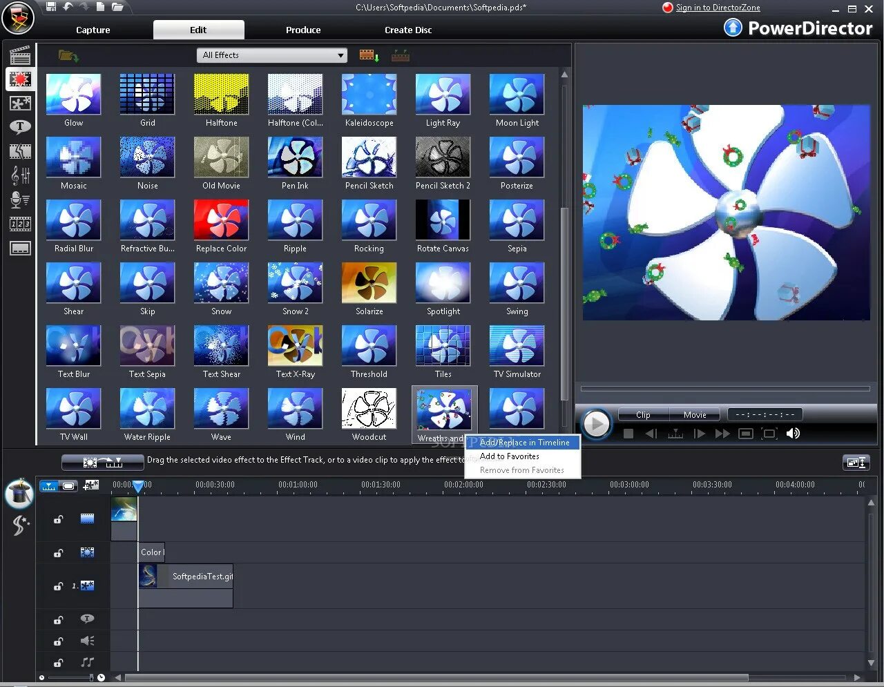 Capture editor