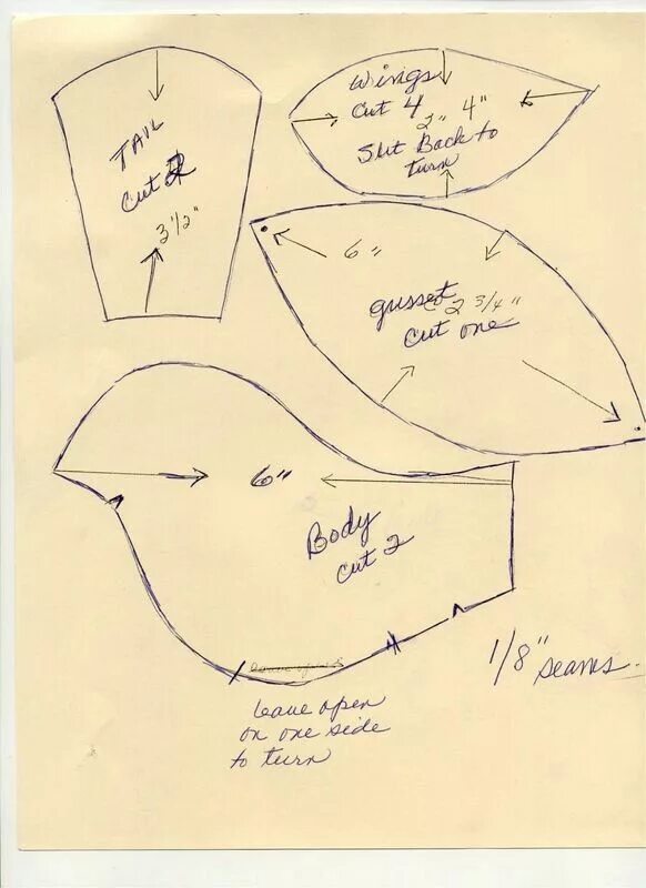 Выкройка птички из ткани. Выкройка птицы из ткани. Мягкая игрушка птичка выкройка. Текстильные птички своими руками с выкройками. Птичка Тильда из ткани выкройка.