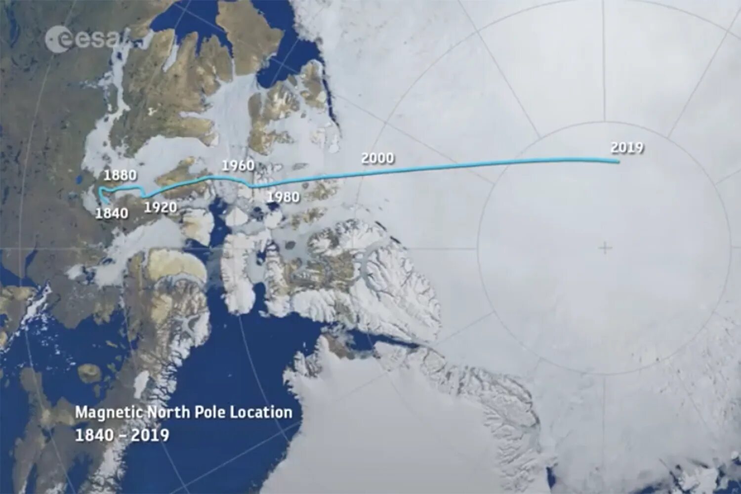 Какой полюс появится у заостренного конца. Движение Северного магнитного полюса земли 2021. Движение Северного магнитного полюса земли на карте. Местоположение Северного магнитного полюса земли. Траектория магнитного полюса земли.