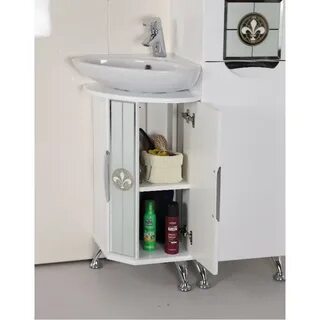 Тумба с раковиной угловая