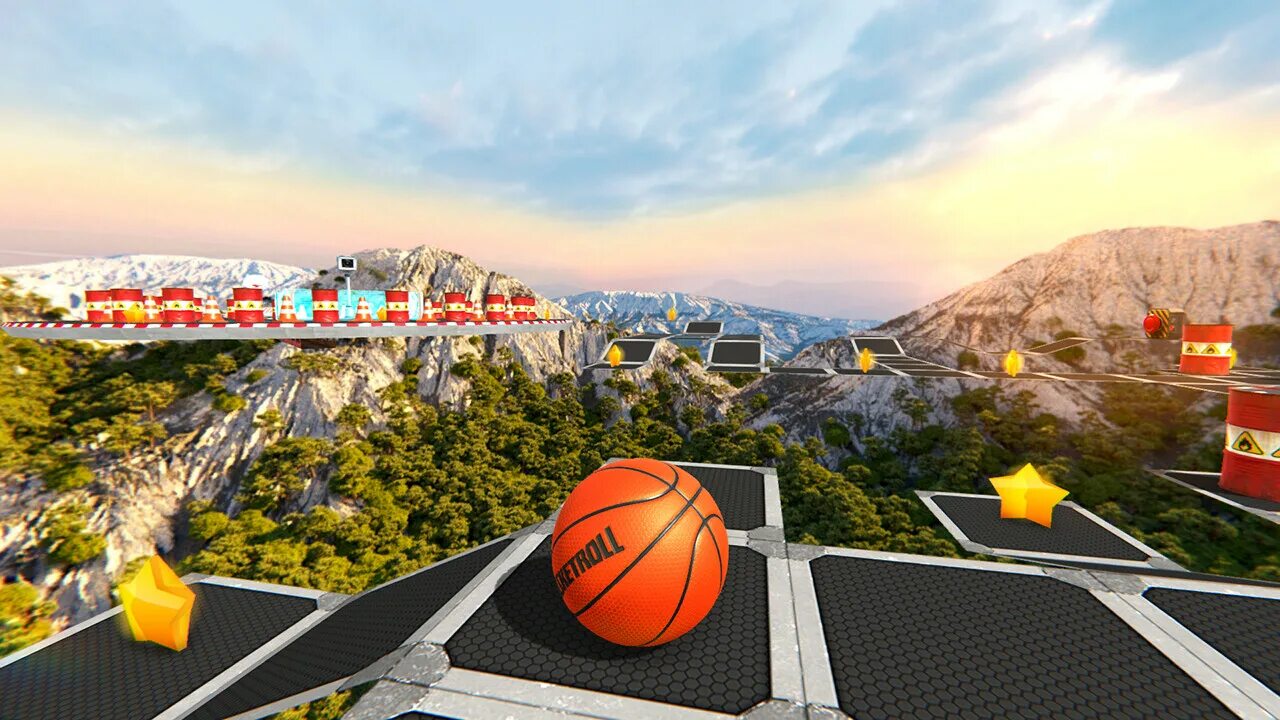 Rolling play game. Ball game. игра в которой управляешь мячом с горы. strack ball game. игра в которой управляешь мячом с горы на высокой скорости.