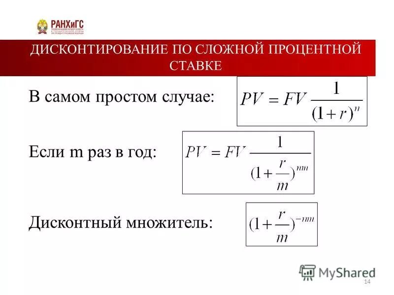 Дисконтирование сложным процентом. Дисконтирование по сложной процентной ставке. Формула дисконтирования по сложной процентной ставке. Математическое дисконтирование по сложным процентам. Дисконтирование по простым процентным ставкам.