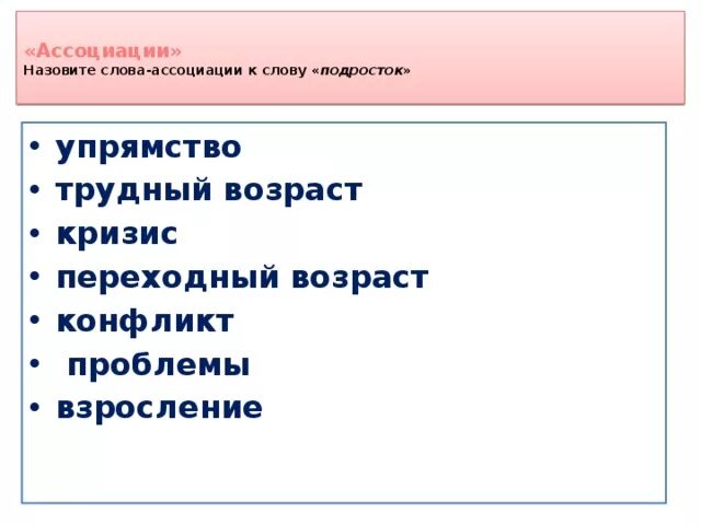 Ассоциации называется. Ассоциации к слову подросток. слова подростка. ассоциации к слову взросление. ассоциации к слову конфликт.