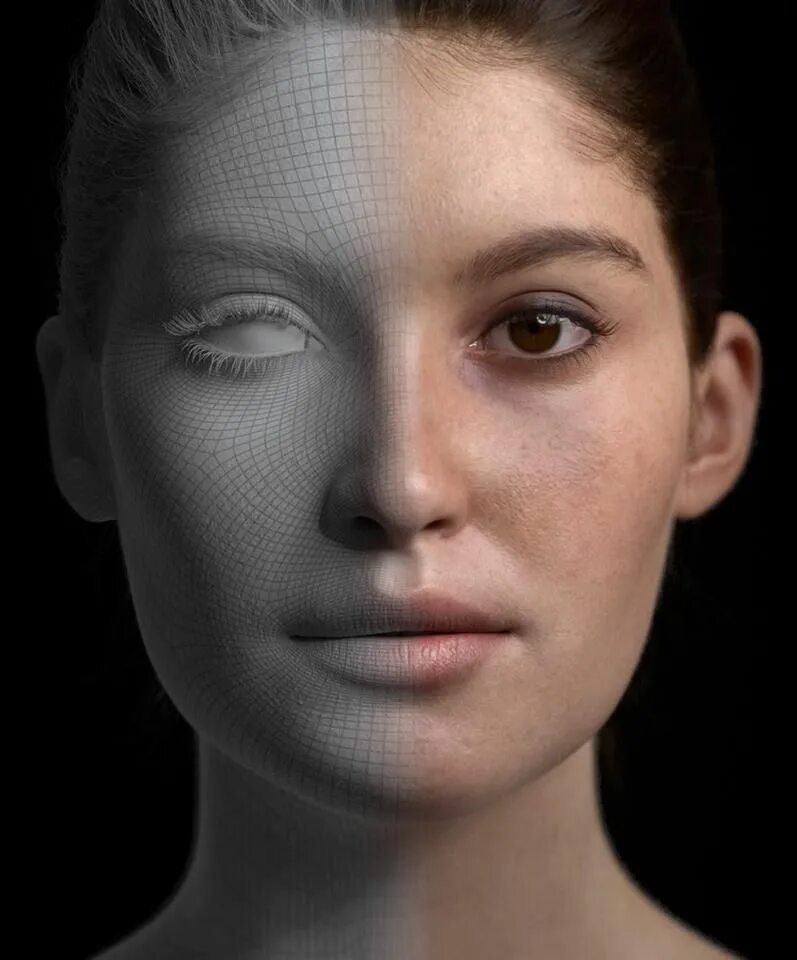 Текстура лица. Zbrush 3d. Моделирование лица. Реалистичное лицо. Модель лица человека.