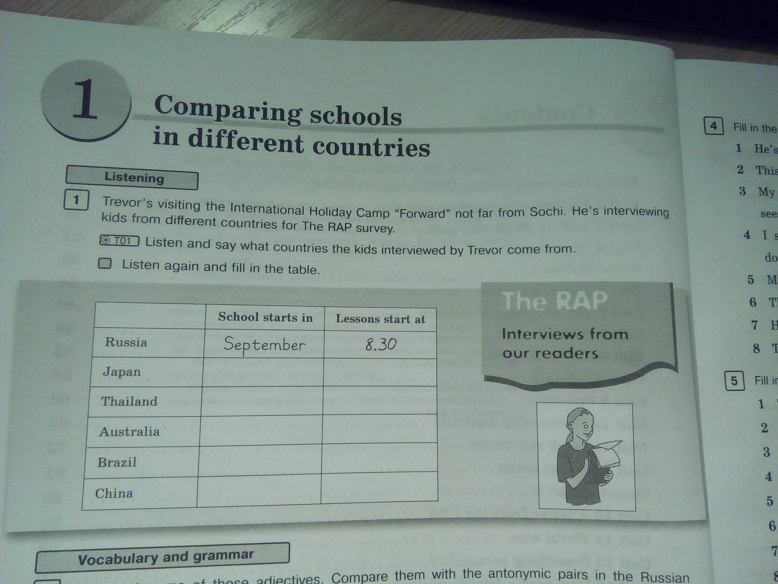 Comparing schools