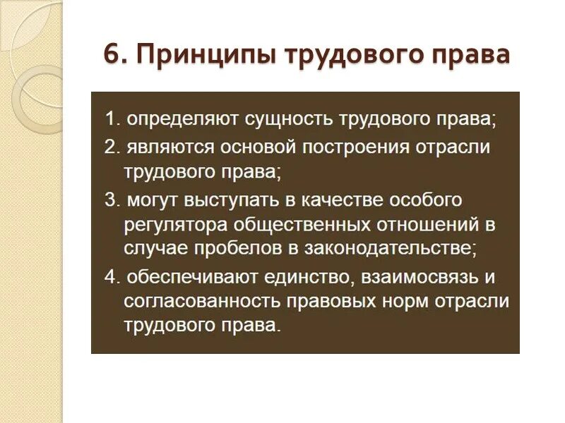 Отраслевыми принципами являются. Принципы турлового правда.