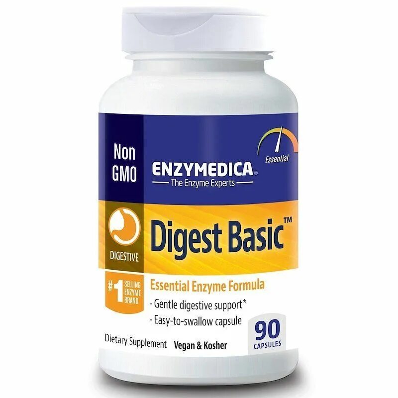 Растительные ферменты купить. Enzymedica Digest Basic 90 капс. Enzymedica Digest 90 капсул. Enzymedica Digest 180 капсул. Ферменты Enzymedica Digest Basic.